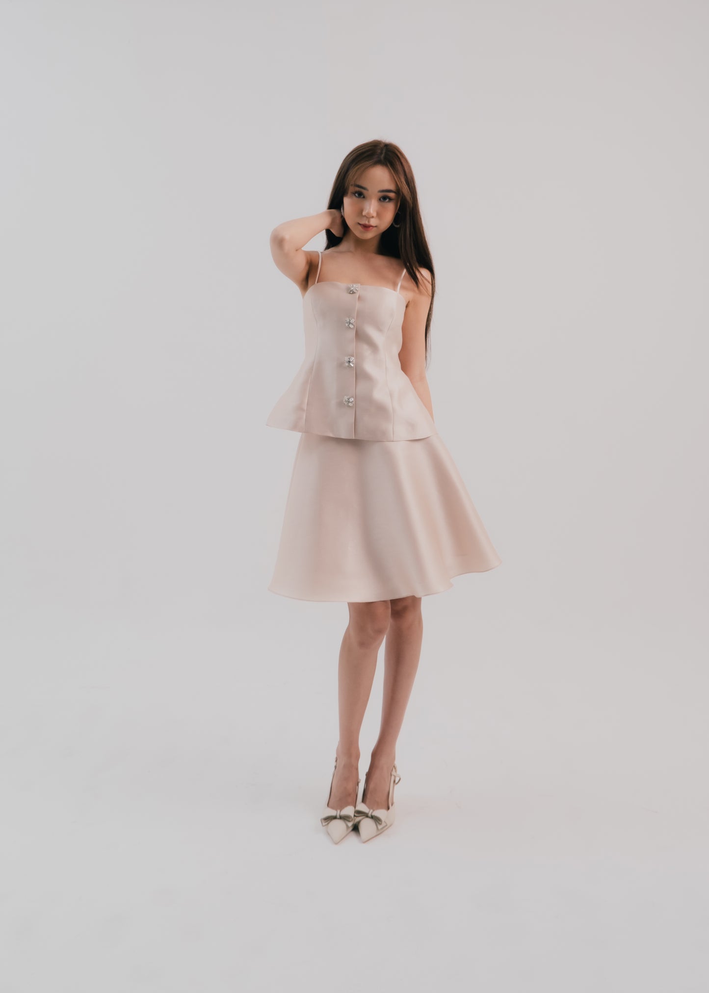 Chloe Top/Set | Champagne