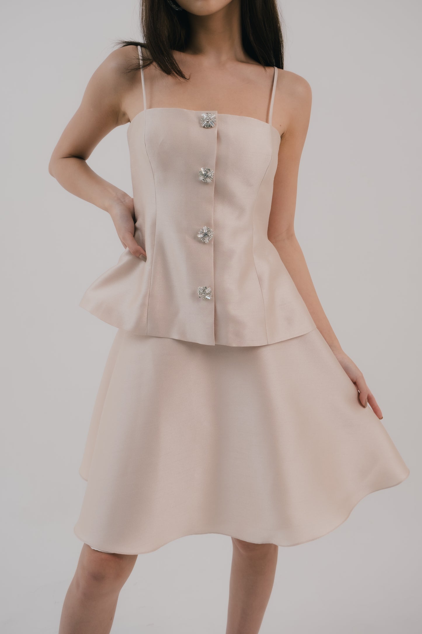 Chloe Top/Set | Champagne