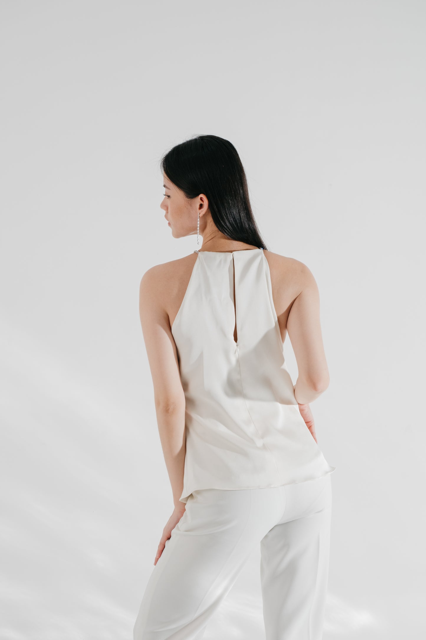 Bijou Top | White / Black