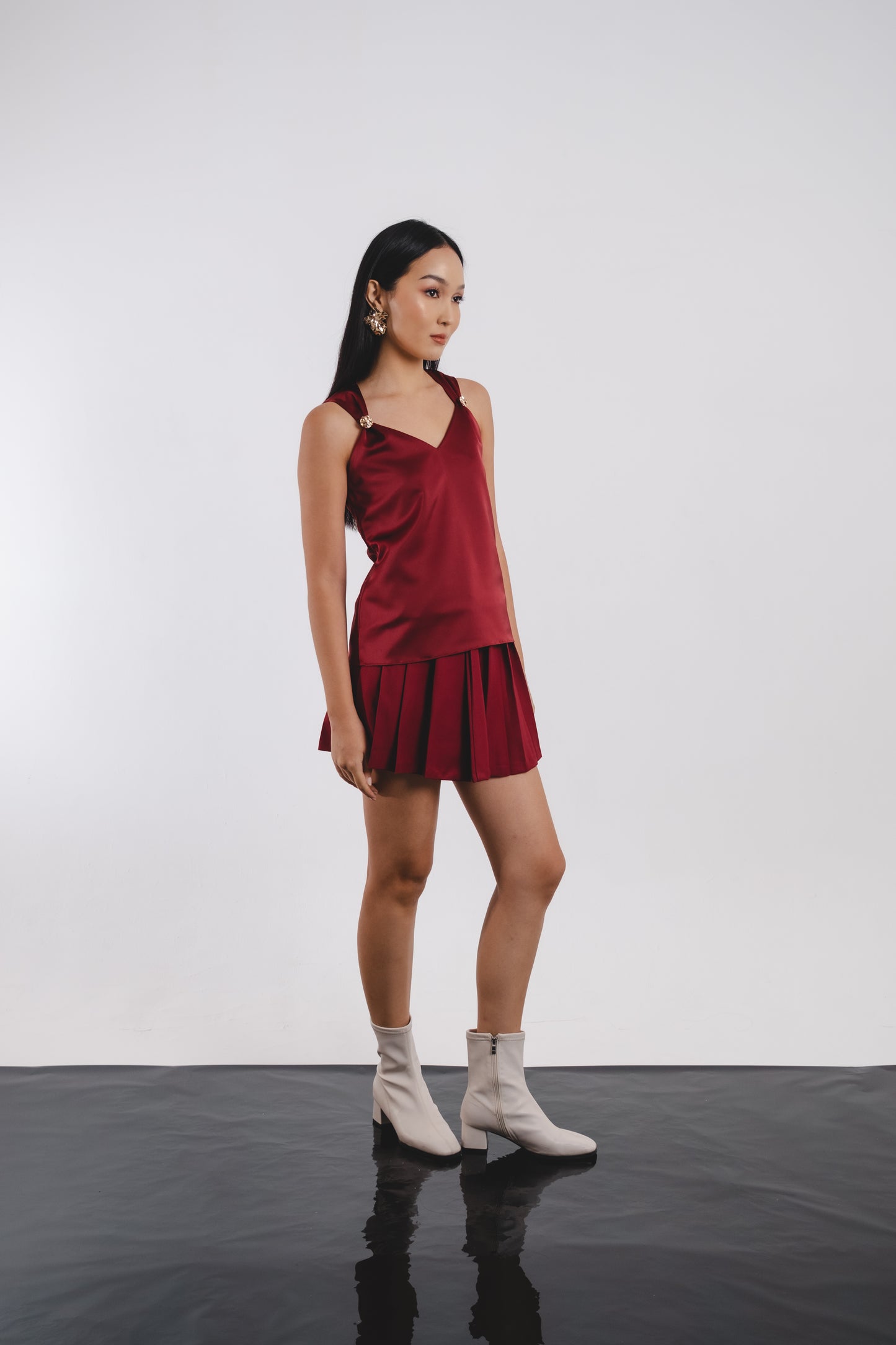 Mia Skirt | Maroon