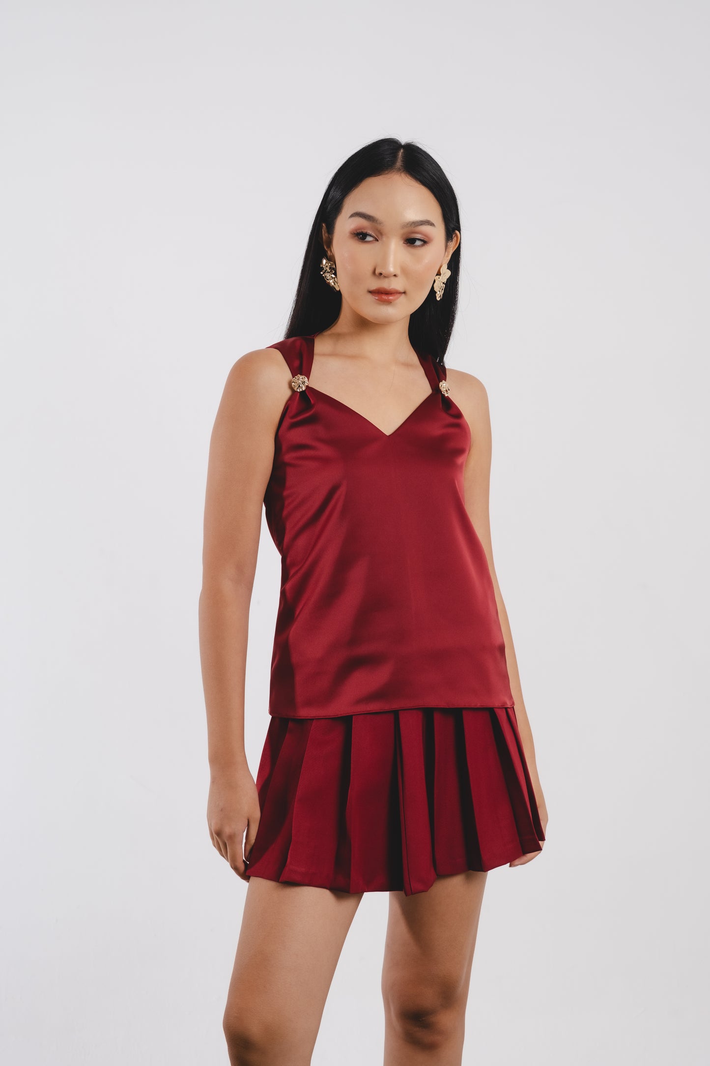 Zoe Top | Maroon