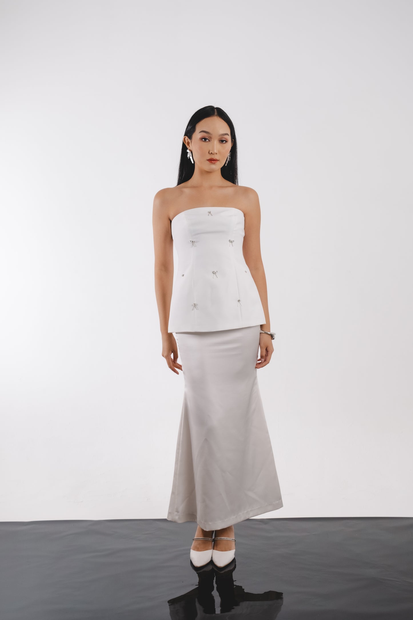 Vivienne Top/Bottom/Set | White