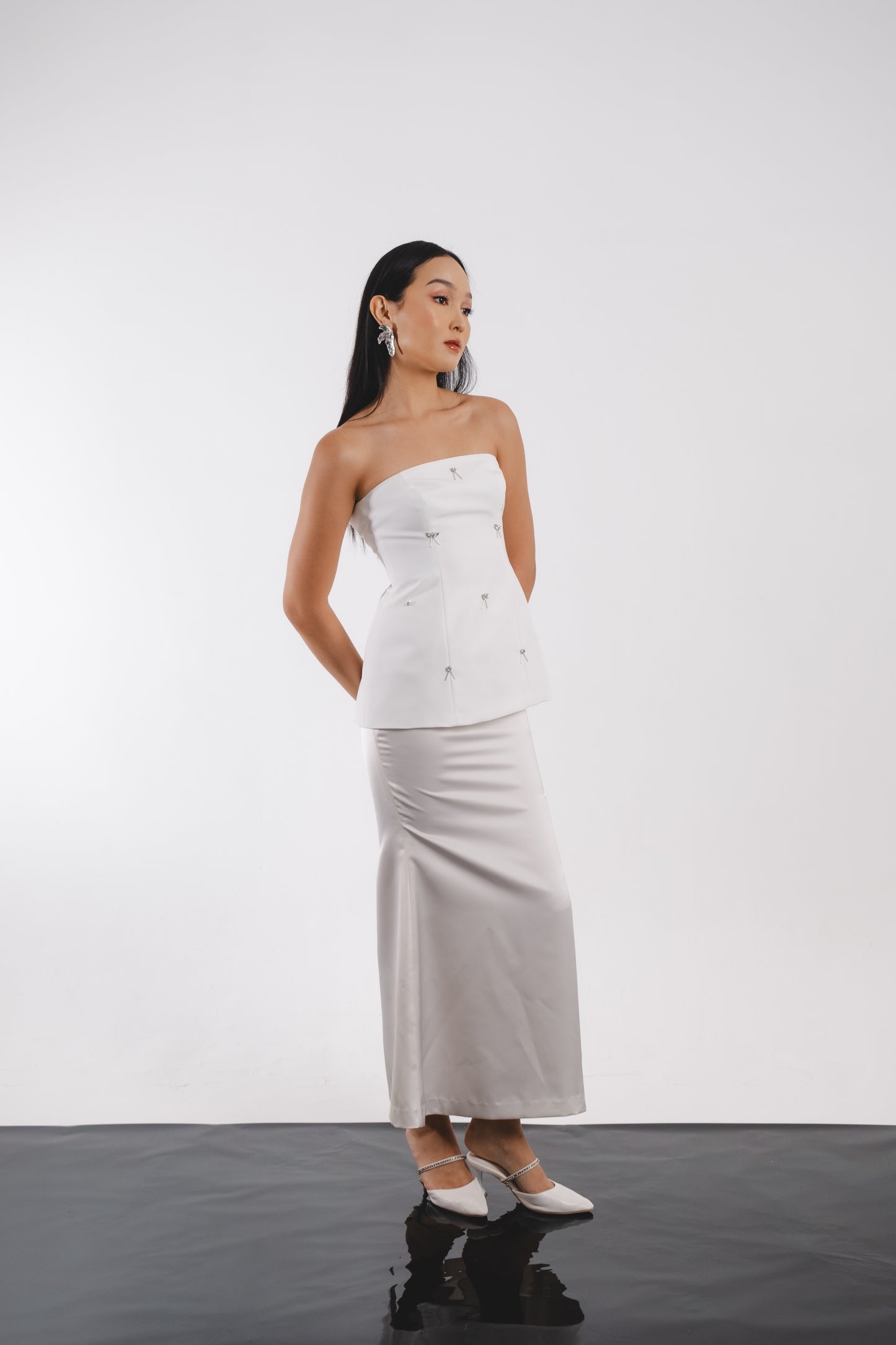 Vivienne Top/Bottom/Set | White