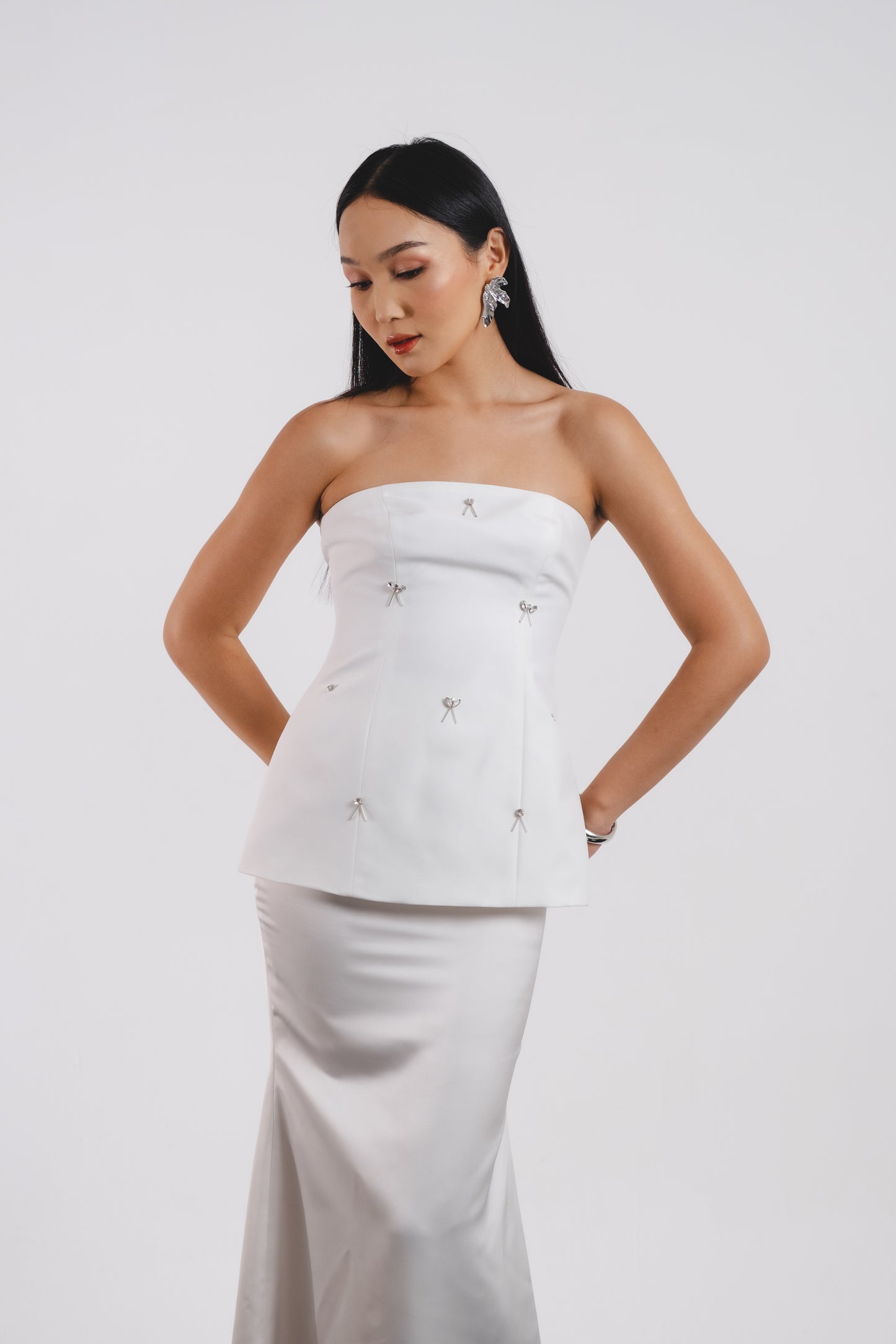 Vivienne Top/Bottom/Set | White