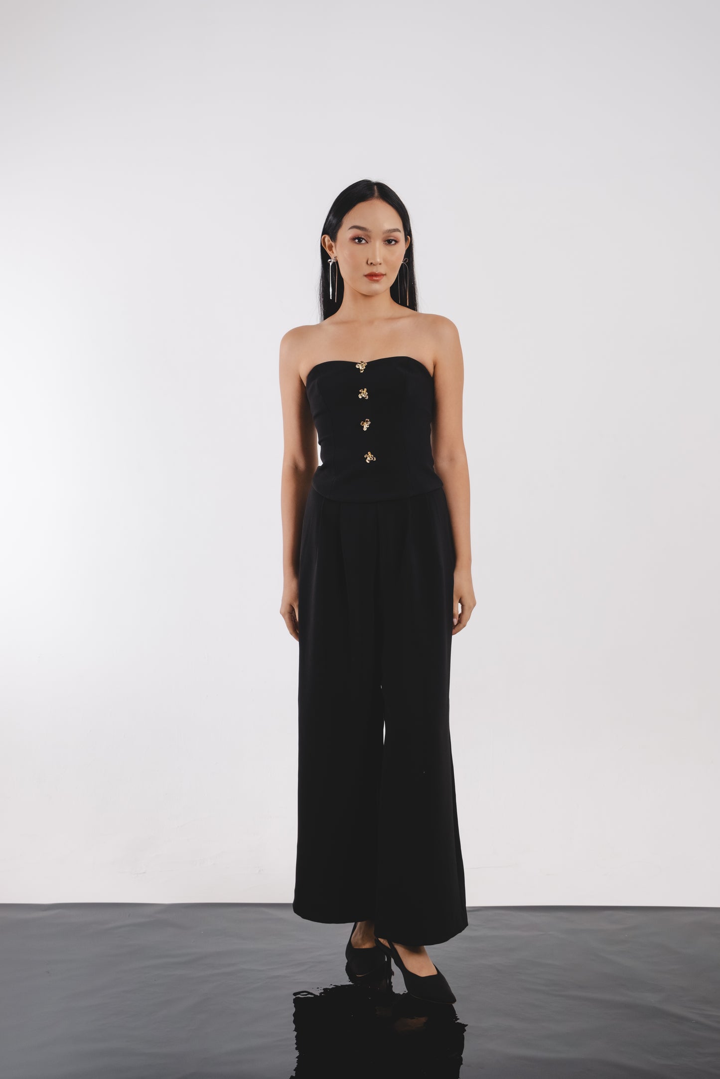 Willow Top/Bottom/Set | Black