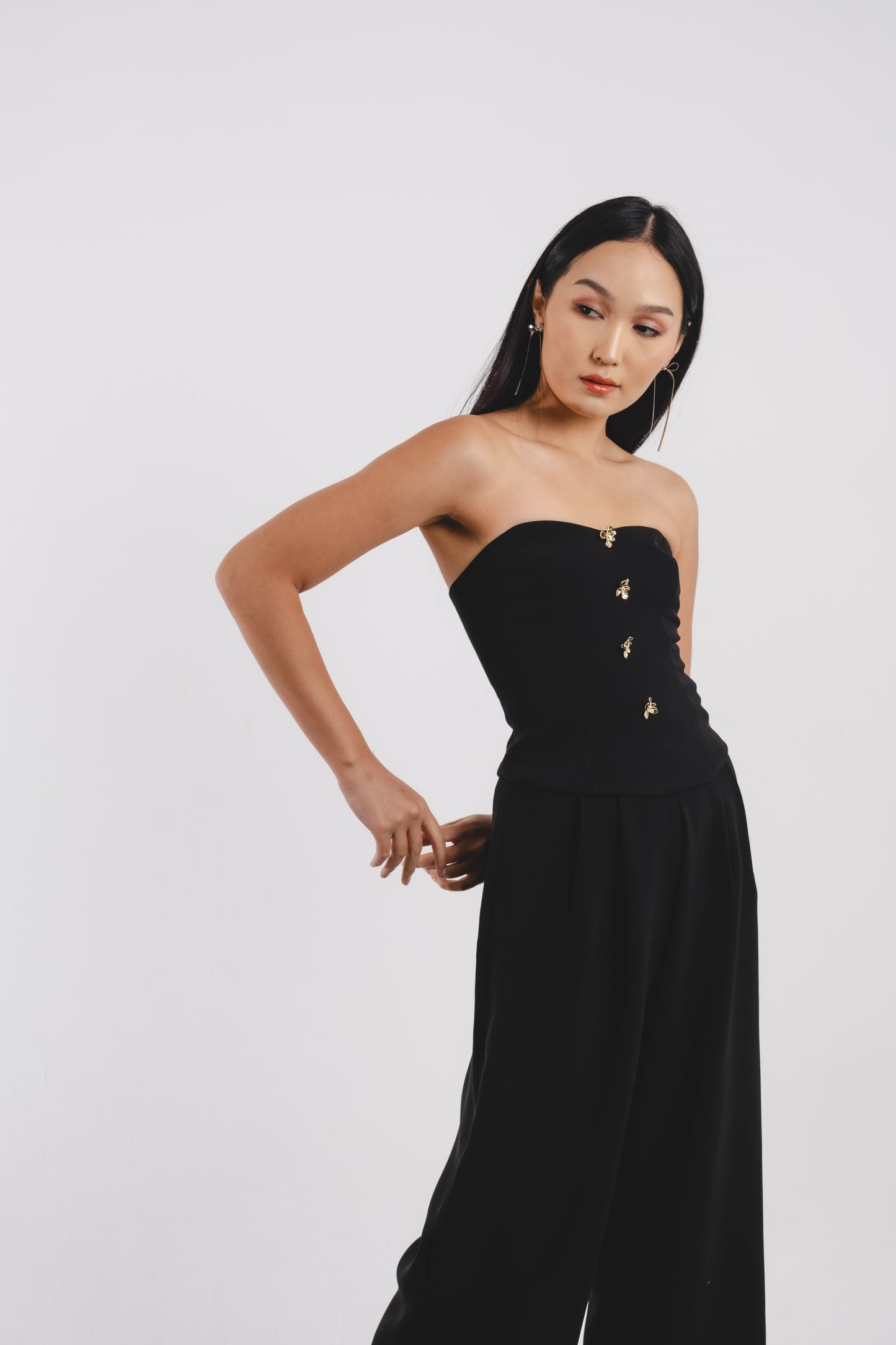 Willow Top/Bottom/Set | Black