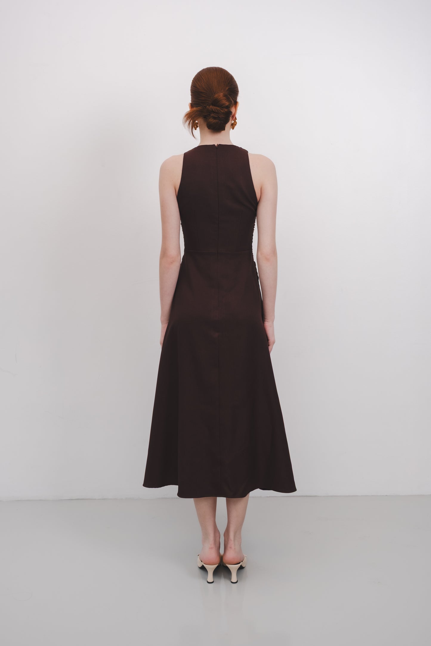 Solene Dress | Brown