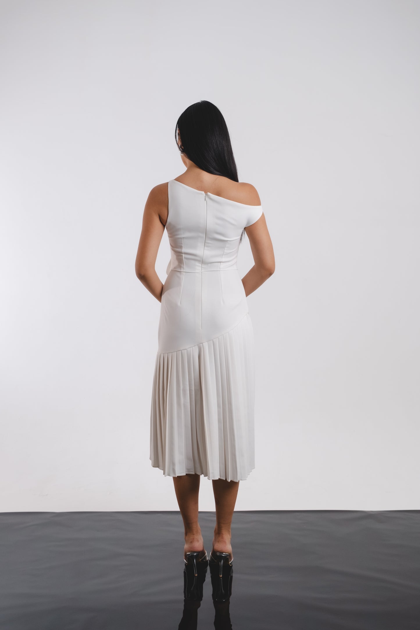 Leah Dress | White