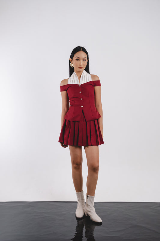 Sadie Top | Maroon