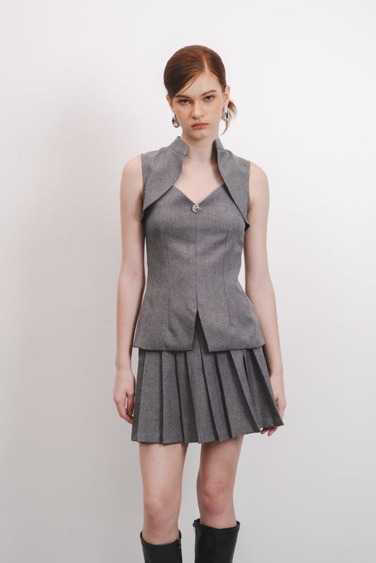 Mia Skirt | Gray