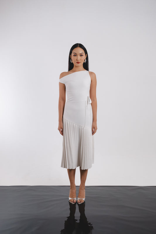 Leah Dress | White